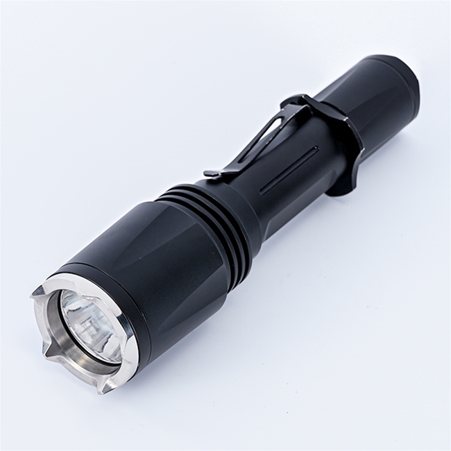 LED police flashlight aluminum shell 